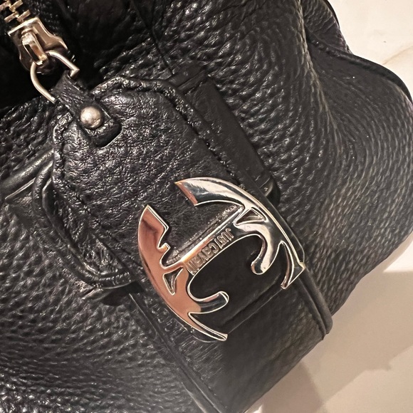 JUST CAVALLI by ROBERTO CAVALLI  BLACK HANDBAG - Picture 7 of 13